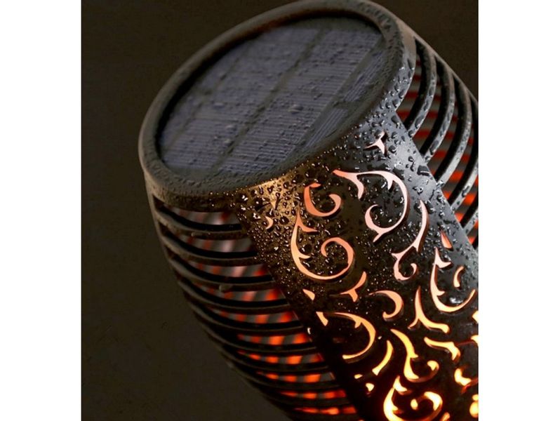 Lampa ogrodowa pochodnia solarna jak płomień ogień zdjęcie 13