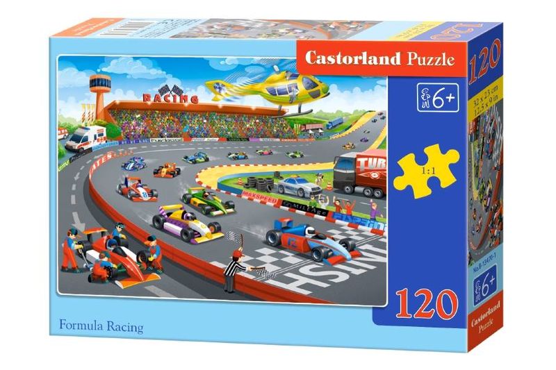 Puzzle 120 el. Formula Racing zdjęcie 1