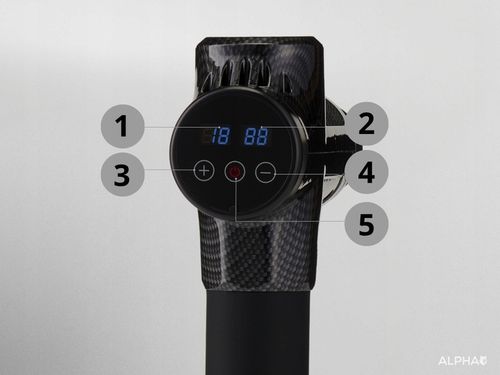 Pistolet do Masażu Alpha Massage Gun Pro - Masażer do Pleców, Stóp i Ciała na Arena.pl