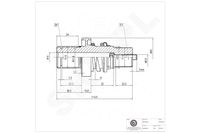 Wałek mechanizmu różnicowego VW CALIFORNIA T5 2007 2008 2009