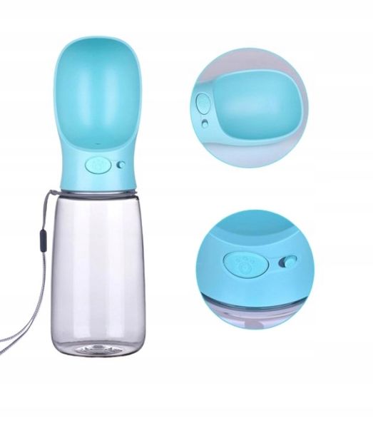 PRZENOŚNA BUTELKA MISKA NA WODĘ TURYSTYCZNA POIDŁO DLA PSA KOTA zdjęcie 5