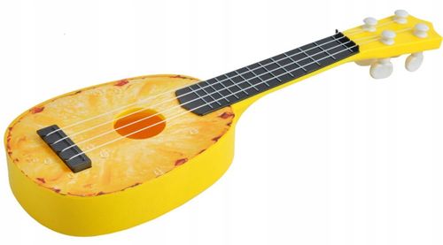 Zabawkowa GITARA UKULELE dla dzieci ananas na Arena.pl