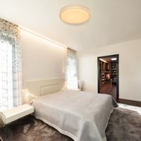 Plafon LAMPA sufitowa OVI 41749-22 Globo okrągła OPRAWA glamour crystal LED 22W 3000K - 6500K kryształki biały - przezroczys