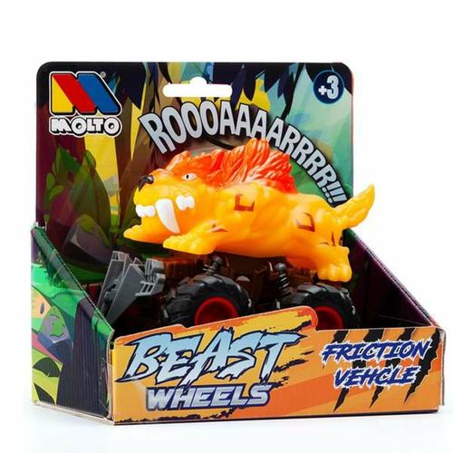 Zabawkowy Samochód z Napędem Moltó Beast Wheels Wielokolorowy na Arena.pl