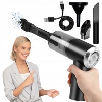 ODKURZACZ MINI RĘCZNY BEZPRZEWODOWY MAŁY UNIWERSALNY PORĘCZNY 120W PREZENT