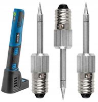 HOGERT ZESTAW GROTÓW DO LUTOWNICY AKUMULATOROWEJ 3szt UCHWYT E10 HT2C340