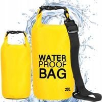 WOREK NA KAJAK WODOODPORNY PACK WODOSZCZELNY 20L TORBA WODOSZCZELNA PLECAK
