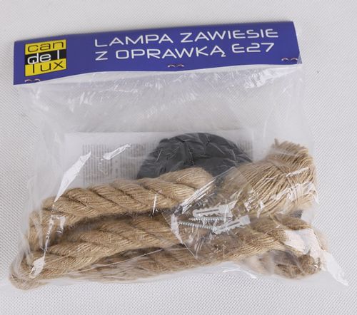 Zawiesie metalowe rl-lpp060cx 1x60W E27 sznurowe na Arena.pl
