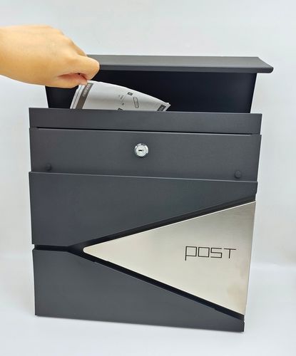 Skrzynka na listy wrzutnia, z gazetnikiem z NUMEREM DOMU ADRESEM DRUK UV na Arena.pl