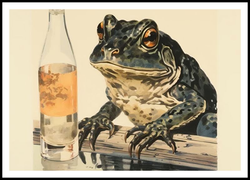 Plakat 100x70cm Refleksje Błotniaka zdjęcie 3