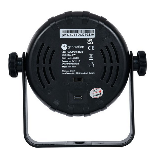 Lampa 6x3W USB-C 6 LED RGB USB Party reflektor dyskotekowy na imprezę na Arena.pl