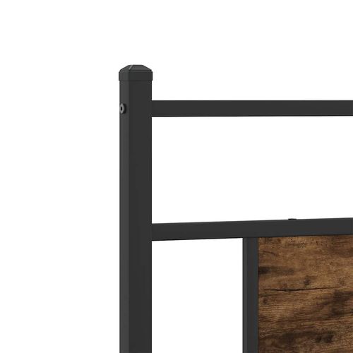 Łóżko bez materaca, przydymiony dąb, 90x190 cm na Arena.pl