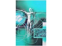 40X60CM TAŃCZĄCE POSTACIE NIEBIESKIM OBRAZ DRUK