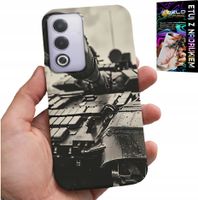 ETUI DO OPPO A80 5G - CZOŁG POJAZDY WOJSKOWE MILITARIA + FOLIA
