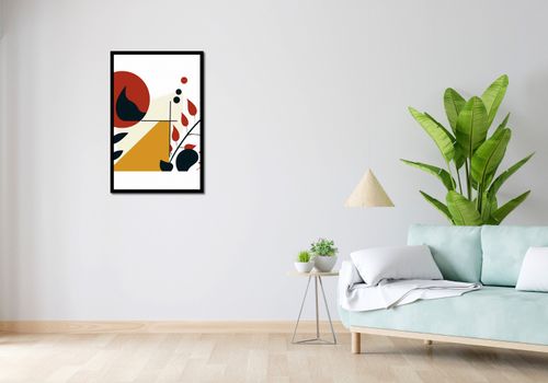 Plakat 56,6x86,4cm Ogień i Flora na Arena.pl
