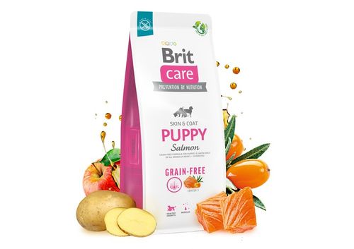 BRIT CARE Dog Grain-free Puppy Salmon 12kg na Arena.pl