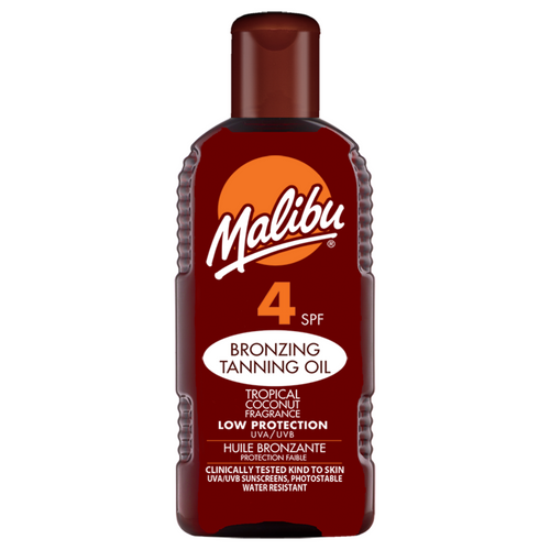Malibu Olejek Do Opalania SPF4 200ml + Żel Po Opalaniu 200ml na Arena.pl