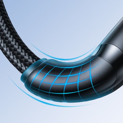 kabel przewód do iphone usb - lightning 2.4a 0.25m czarny na Arena.pl