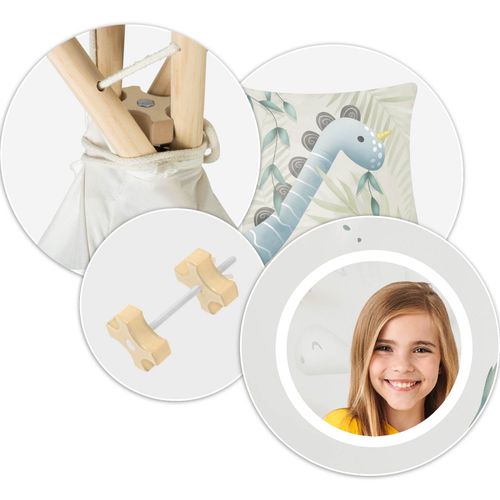 Namiot tipi dla dzieci Nukido - dinozaury na Arena.pl