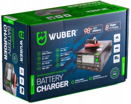 PROSTOWNIK 12V i 24V MIKROPROCESOROWY ŁADOWARKA DO AKUMULATORA NAPRAWA 10A na Arena.pl