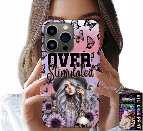 ETUI DO IPHONE 15 PRO - OVER STIMULATED, NASTOLETNIE WZORY, CASE na Arena.pl