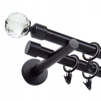 Karnisz podwójny 19 mm + 19 mm 220 cm