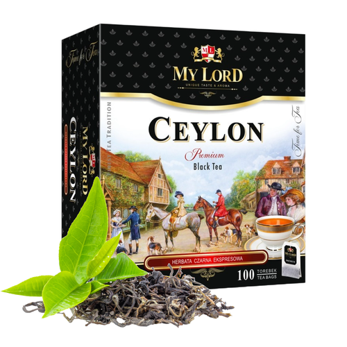 Herbata czarna ekspresowa CEYLON MY LORD 100 torebek / MALWA na Arena.pl