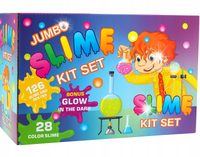 SLIME WIELKI ZESTAW DLA DZIECI MASA PLASTYCZNA DO ROBIENIA GLUTÓW PREZENT