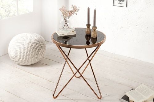 Stolik deco 55cm miedziany na Arena.pl