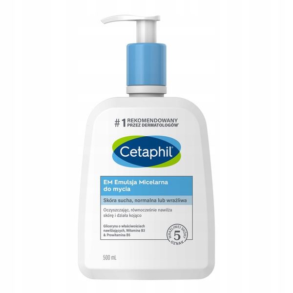 Cetaphil EM Emulsja micelarna do mycia 500 zdjęcie 1