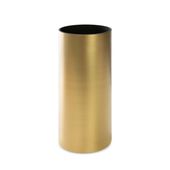 Wazon dekoracyjny ze szkła VICTORIA 15x35 złoty + czarny