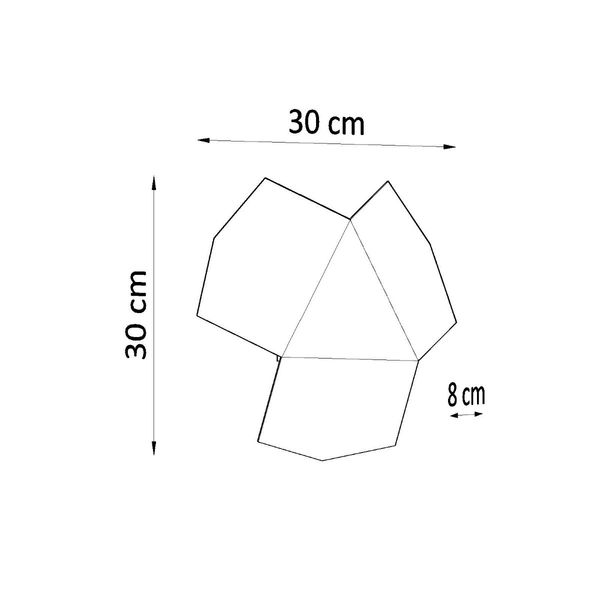 Kinkiet TRE biały zdjęcie 4