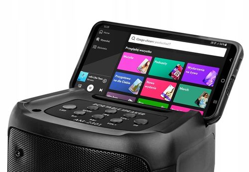 Głośnik Bluetooth Boombox Mobilny USB RADIO LED Bezprzewodowy Przenośny MP3 na Arena.pl