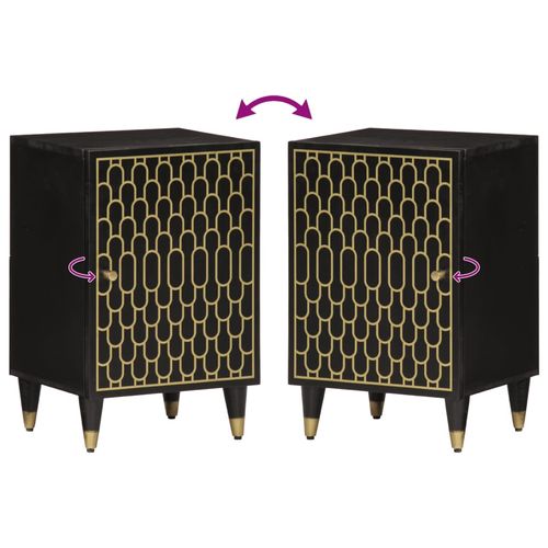 Szafka łazienkowa, 38x33x58 cm, lite drewno mango na Arena.pl