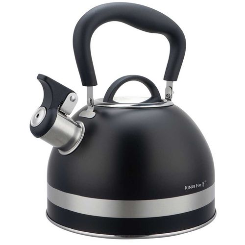 CZAJNIK 1,8L Z GWIZDKIEM KINGHOFF KH-1858 CZARNY na Arena.pl