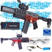 DUŻY KARABIN PISTOLET AUTOMATYCZNY ZESTAW+AKUMULATOR GRATIS KULKI ZABAWKA