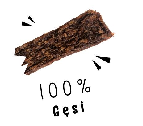 Paka Zwierzaka Stripsy Gęś 100% 70g na Arena.pl