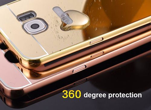 ETUI BUMPER PLECKI MIRROR DO GALAXY S7 edge + szkło na Arena.pl