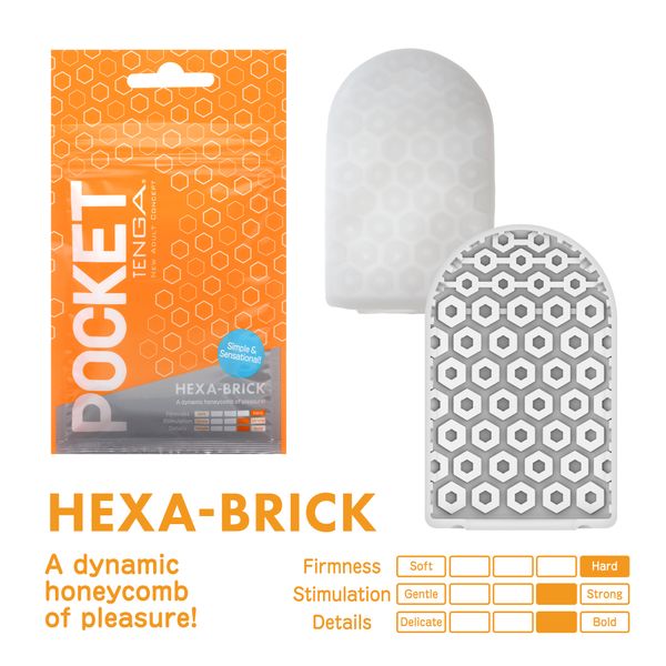 Tenga - Pocket Stroker Hexa-Brick zdjęcie 1