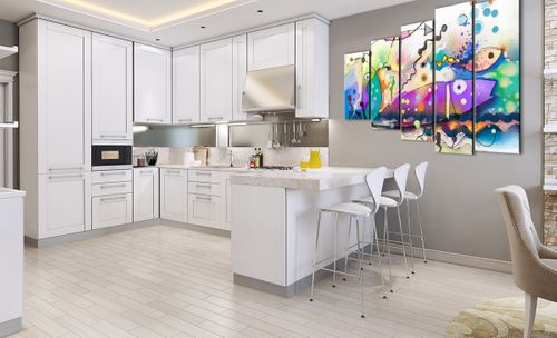 Obraz Na Płótnie - Ryby Pastele  - 150X100 Cm - Eg150X100-4096 na Arena.pl