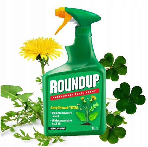 Silny Środek na Chwasty Roundup AntyChwast Środek Chwastobójczy 1L na Arena.pl