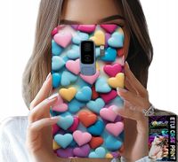 ETUI DO SAMSUNG GALAXY S9 PLUS - KOLOROWE SERCA MOŻLIWOŚĆ PERSONALIZACJI