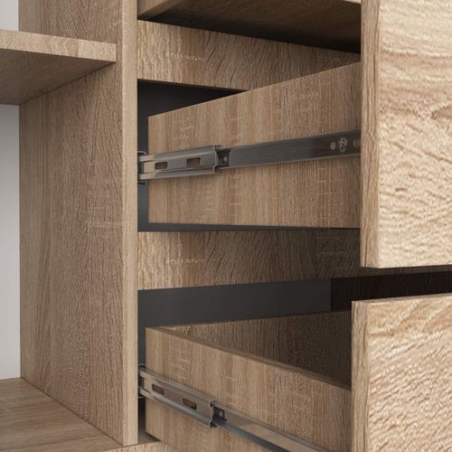 KOMODA K160 2D 4SZ CLP PK DĄB SONOMA na Arena.pl