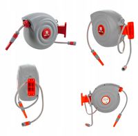 Zwijacz na wąż ogrodowy bęben na ścianę 15 m + 1 m zwijadło