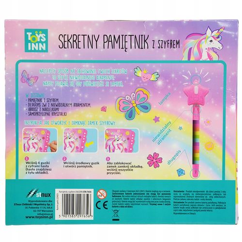 pamiętnik secret message unicorn 7656 na Arena.pl