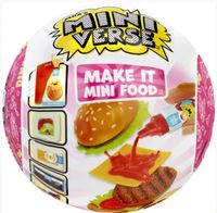 Figurka MGA Miniverse miniaturowe jedzenie wielokolorowe
