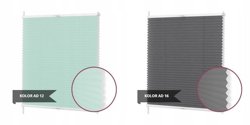 Plisa, Roleta Plisowana na Wymiar Plaster Miodu zdjęcie 6