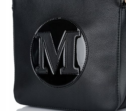 MONNARI Torebka na ramię LISTONOSZKA Pojemna PASEK LOGO PREMIUM na Arena.pl