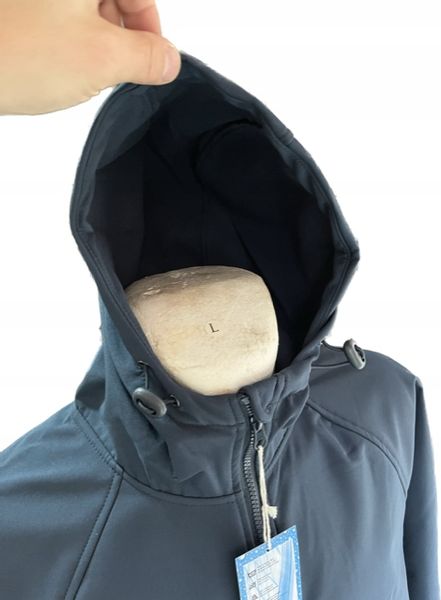 Cruiser Kurtka Granat Softshell Odpinany Kaptur M zdjęcie 4