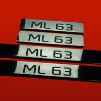 Listwa progowa MERCEDES ML W166 ML63 Stal nierdzewna 304 połysk 4szt